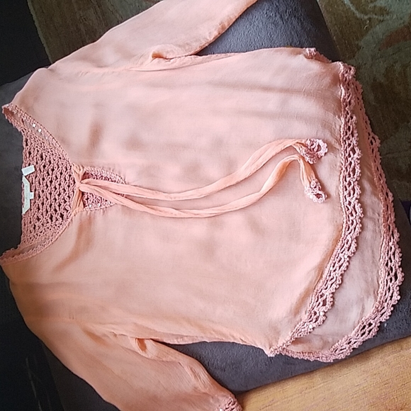 Tops - Tunic with Embroidered Trim